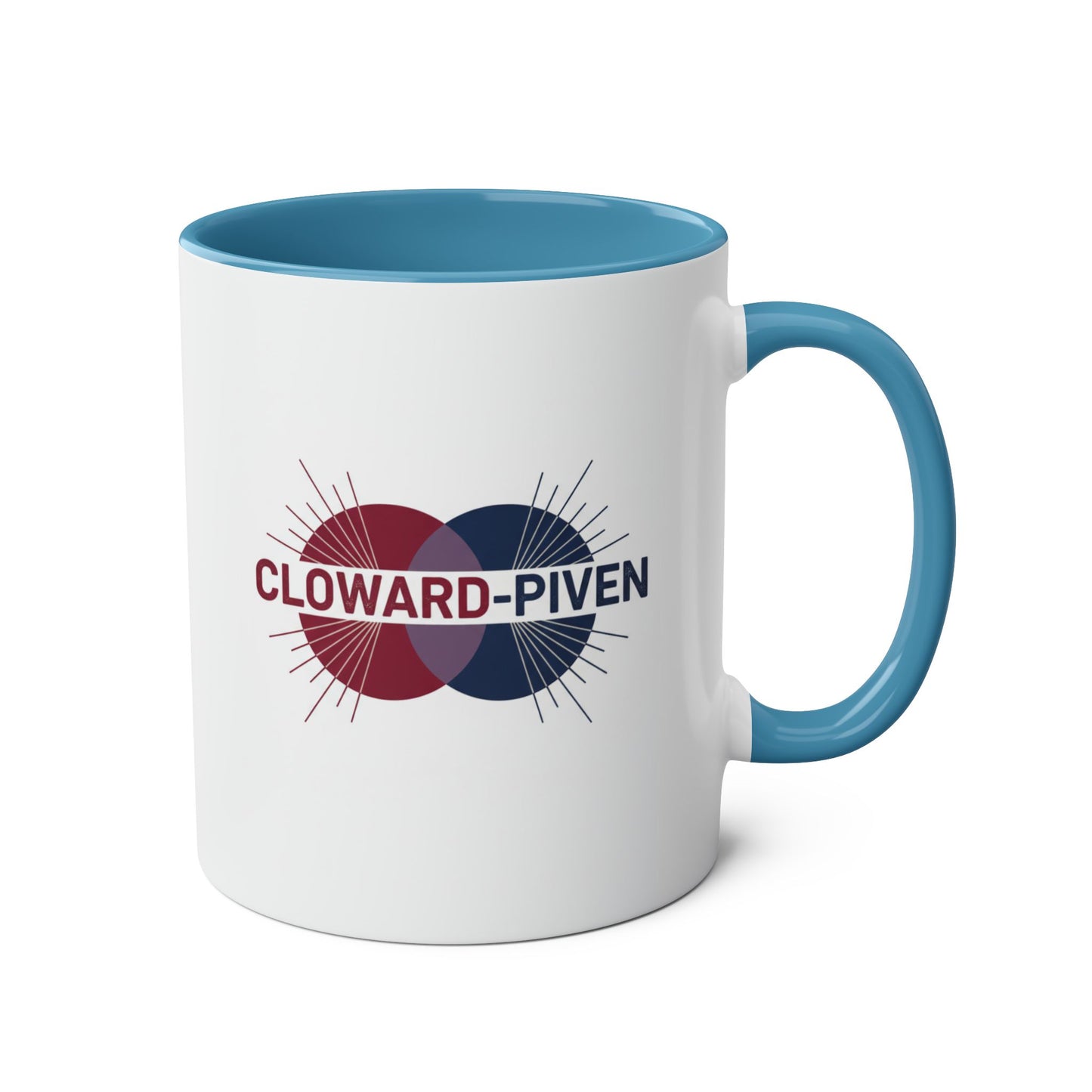 Cloward and Piven Political Quote Mug — Two-Tone 11oz Coffee Mug