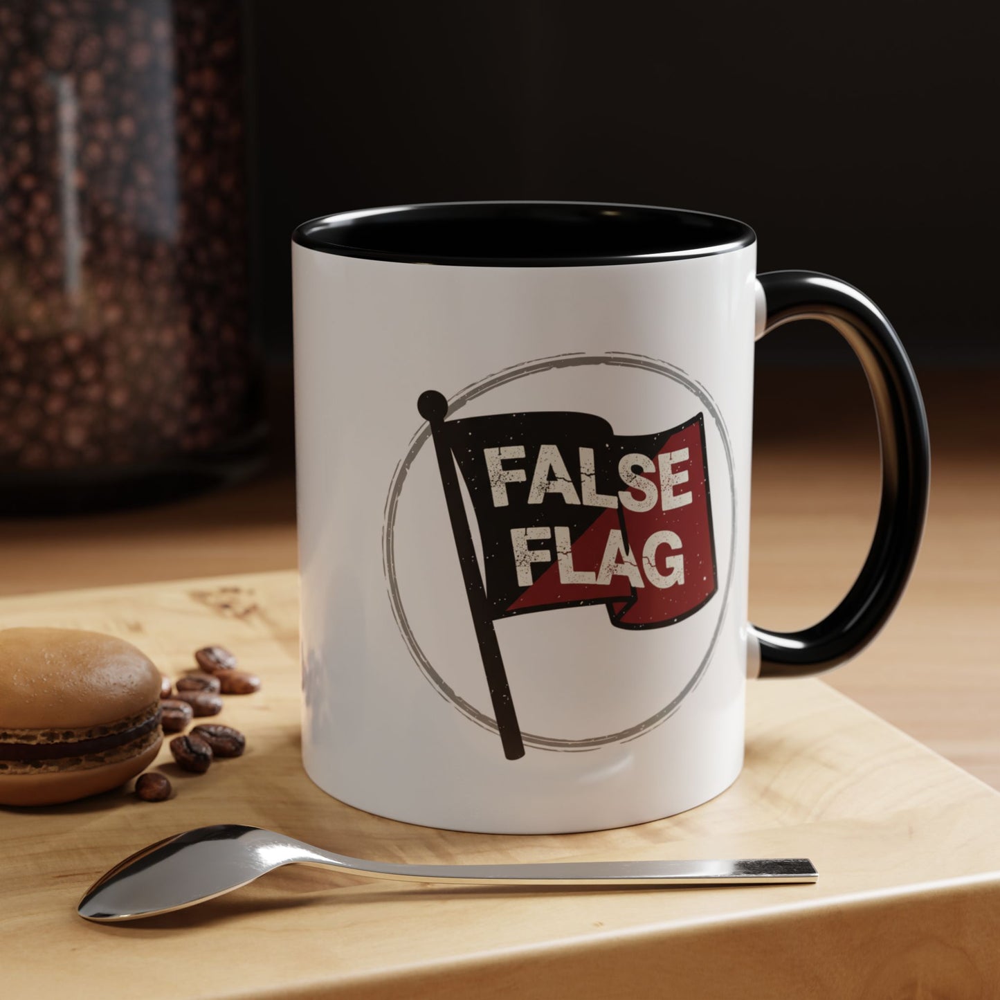 False Flag Accent Coffee Mug (11, 15oz)